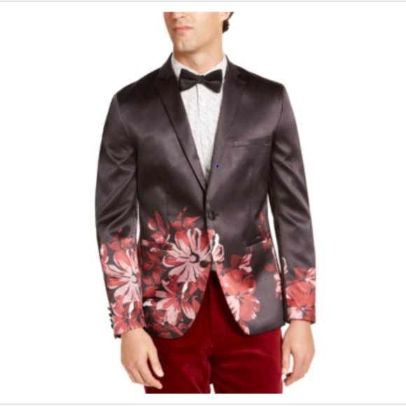 INC Men's Other - INC Mens Floral Slim Fit Blazer **add measurement*